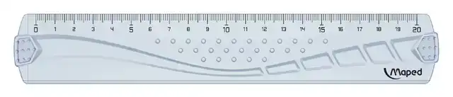 LINIAAL MAPED GEOMETRIC 20CM
