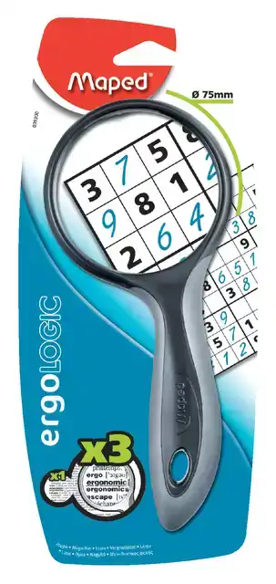 LOEP MAPED ERGOLOGIC 3X VERGROTING 75MM