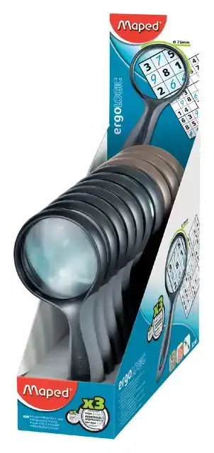 LOEP MAPED ERGOLOGIC 3X VERGROTING 75MM
