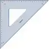 GEODRIEHOEK MAPED GEOMETRIC 32CM