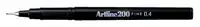 FINELINER ARTLINE 200 ROND F ZWART