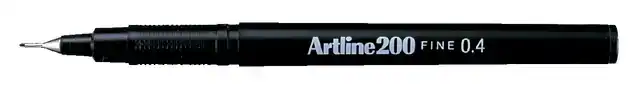 FINELINER ARTLINE 200 ROND F ZWART
