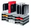 SORTEERSTATION STYRORAC A4 8 VAKS ZWART