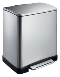 PEDAALEMMER EKO E-CUBE 9+10 LITER RVS
