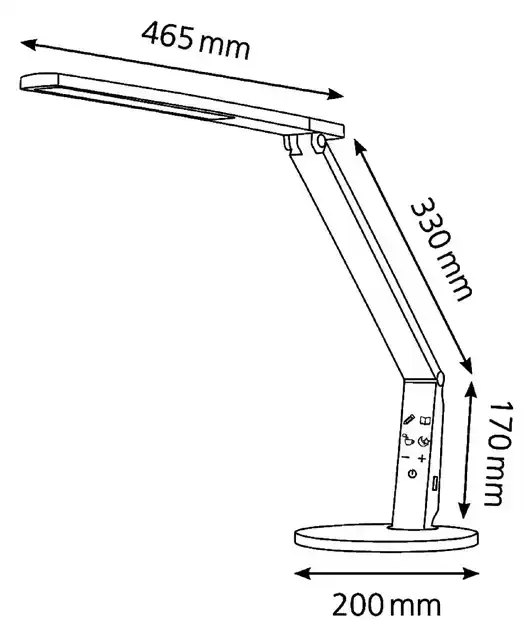 BUREAULAMP HANSA LED VARIO PLUS