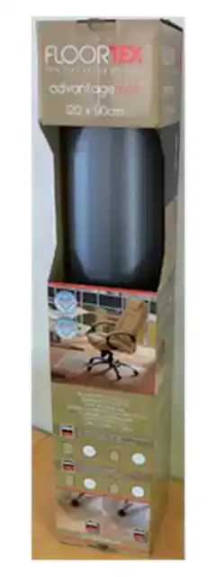 STOELMAT FLOORTEX PVC 120X90CM ZACHTE