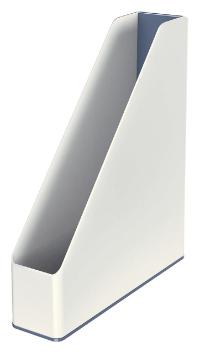 TIJDSCHRIFTCASSETTE LEITZ WOW WIT/GRIJS