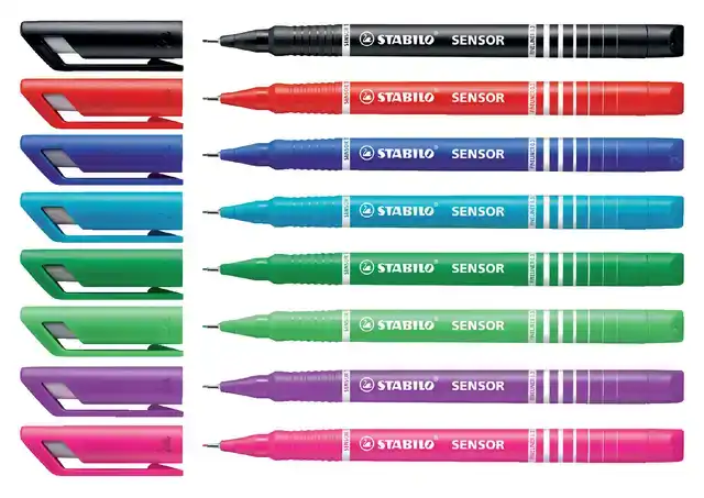 FINELINER STABILO SENSOR 189/41 F BLAUW