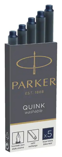 INKTPATROON PARKER QUINK BLAUWZWART