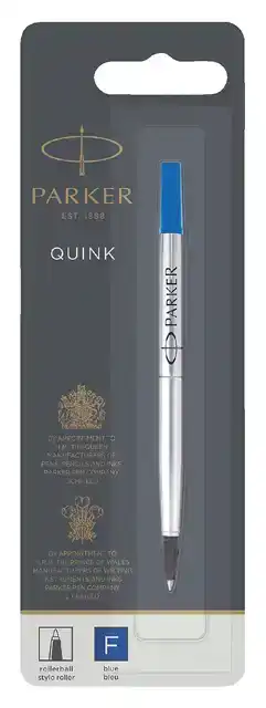 ROLLERPENVULLING PARKER QUINK F BLAUW