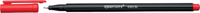 FINELINER QUANTORE 0.4MM ROOD