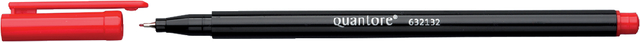 FINELINER QUANTORE 0.4MM ROOD