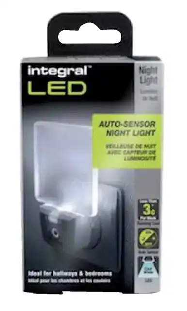 LED NACHTLAMP INTEGRAL 4000K KOEL WIT