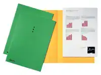VOUWMAP ESSELTE A4 MANILLA 180GR GROEN