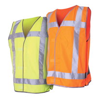 VEILIGHEIDSVEST QW3 FLUOR ORANJE