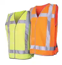 VEILIGHEIDSVEST QW3 FLUOR ORANJE