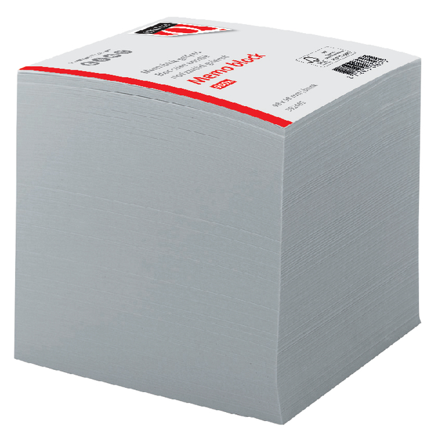 MEMOBLOK QUANTORE KOPGELIJMD 98X98MM