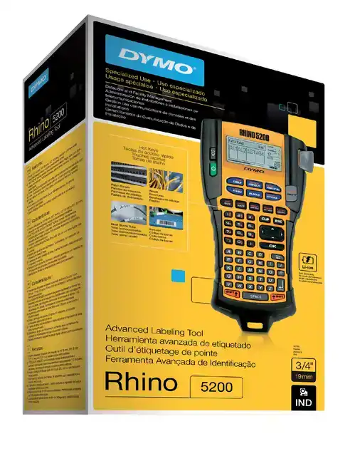 LABELPRINTER DYMO RHINO 5200 ABC 19MM
