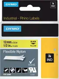 LABELTAPE DYMO RHINO INDUSTRIEEL NYLON