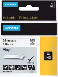 LABELTAPE DYMO 18054 RHINO 24MMX5.5M