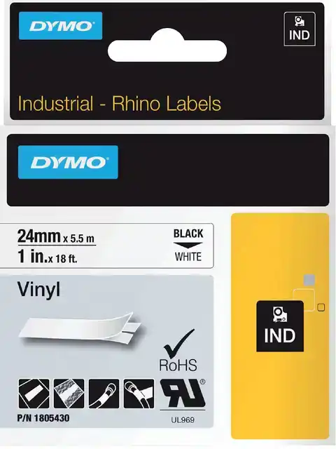 LABELTAPE DYMO RHINO INDUSTRIEEL VINYL