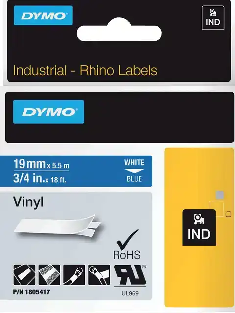 LABELTAPE DYMO RHINO INDUSTRIEEL VINYL