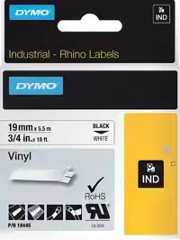 LABELTAPE DYMO 18445 RHINO 19MMX5.5M