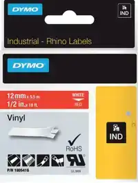 LABELTAPE DYMO 1805416 RHINO 12MMX5.5M