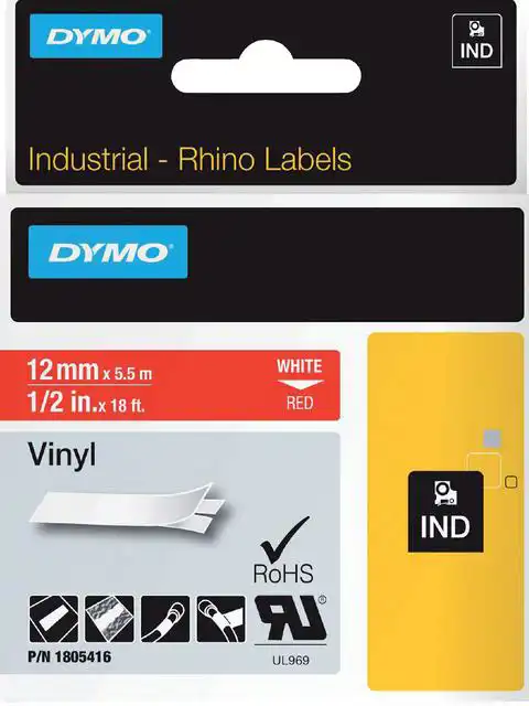LABELTAPE DYMO RHINO INDUSTRIEEL VINYL