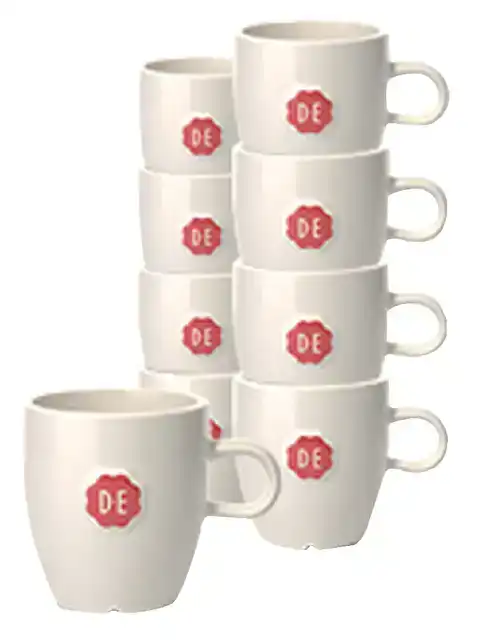 KOPJE DOUWE EGBERTS LUNGO 180ML WIT