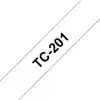 LABELTAPE BROTHER PTOUCH TC201 12MM WIT