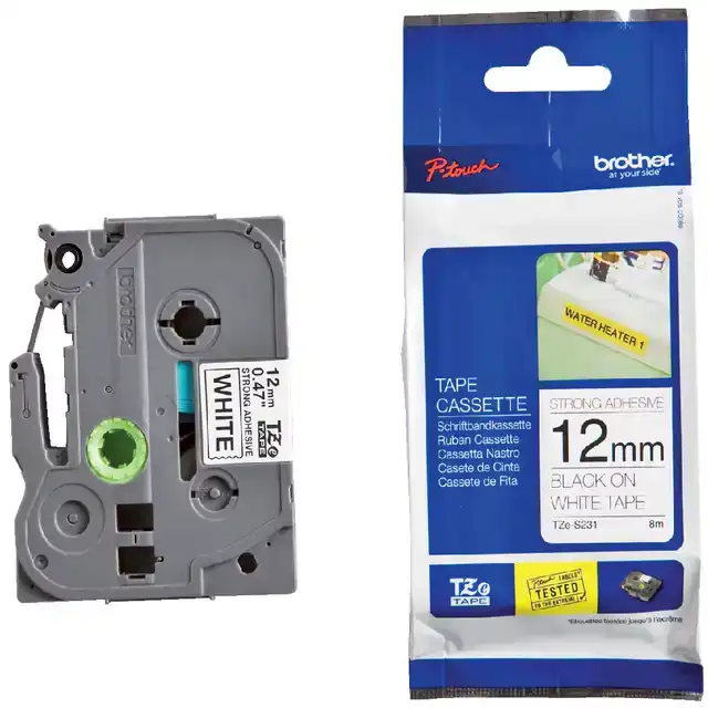 LABELTAPE BROTHER PTOUCH TZES231 12MM