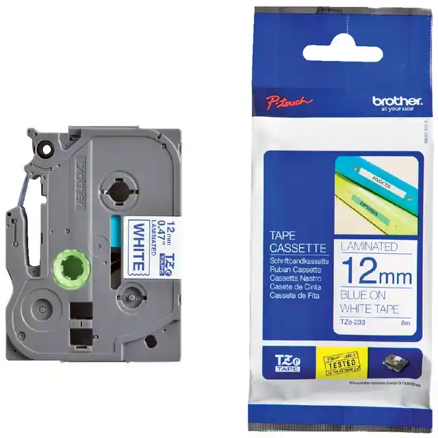 LABELTAPE BROTHER PTOUCH TZE233 12MM