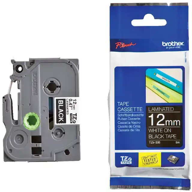 LABELTAPE BROTHER PTOUCH TZE335 12MM
