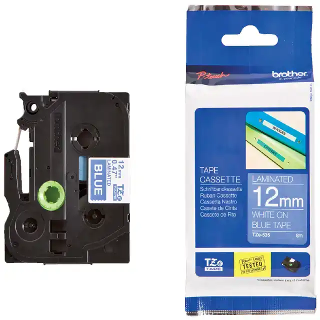 LABELTAPE BROTHER PTOUCH TZE535 12MM