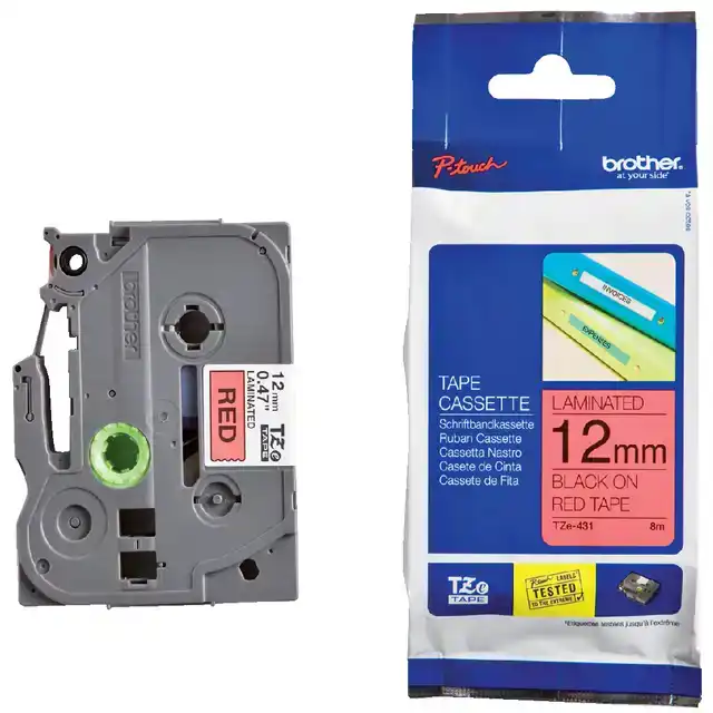 LABELTAPE BROTHER PTOUCH TZE431 12MM