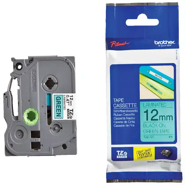 LABELTAPE BROTHER PTOUCH TZE731 12MM