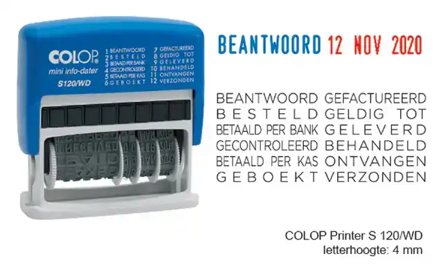 STEMPEL COLOP PRINTER MINI S 120WD 12