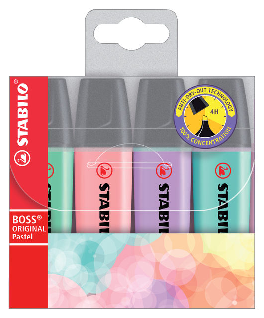 MARKEERSTIFT STABILO BOSS 70/4 4ST