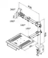 LAPTOPARM NEOMOUNTS D960 27 INCH KLEM