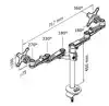 MONITORARM NEOMOUNTS D935DG 10 27 INCH