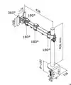 MONITORARM NEOMOUNTS D960 10 30 INCH