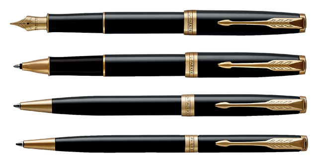 VULPEN PARKER SONNET GT M LAK ZWART