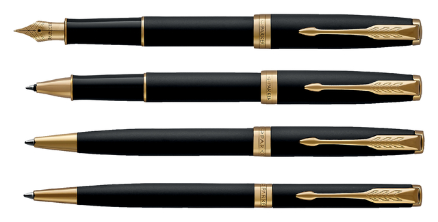 VULPEN PARKER SONNET GT M MAT LAK ZWART