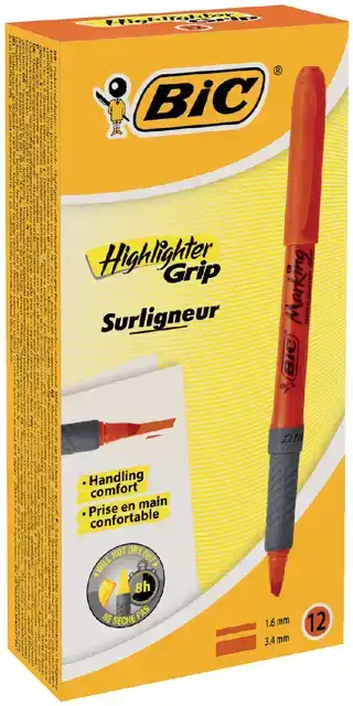 MARKEERSTIFT BIC BRITE LINER GRIP