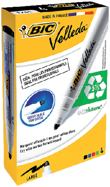 VILTSTIFT BIC 1701 WHITEBOARD ROND L