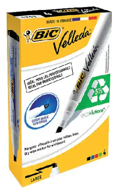 WHITEBOARDMARKER BIC 1751 SCHUIN L