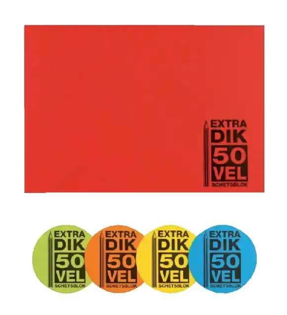 SCHETSBOEK PAPYRUS 210X297MM 120GR 50
