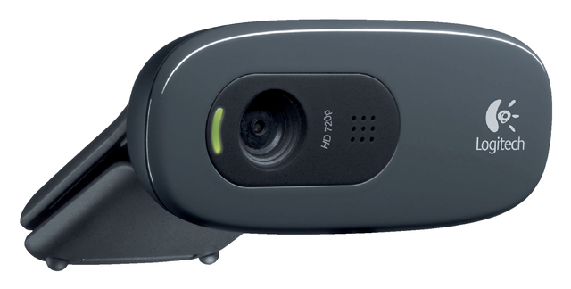 WEBCAM LOGITECH C270 HD 720P ZWART
