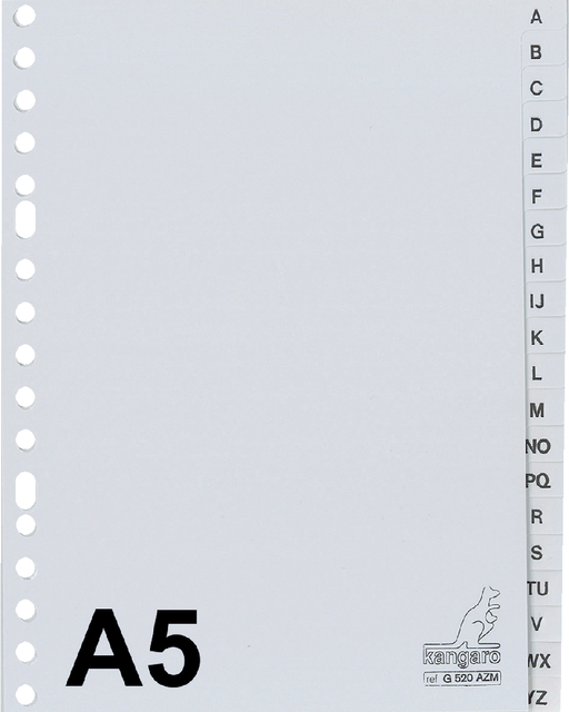 TABBLAD KANGARO A5 17R G520AZM ALFABET
